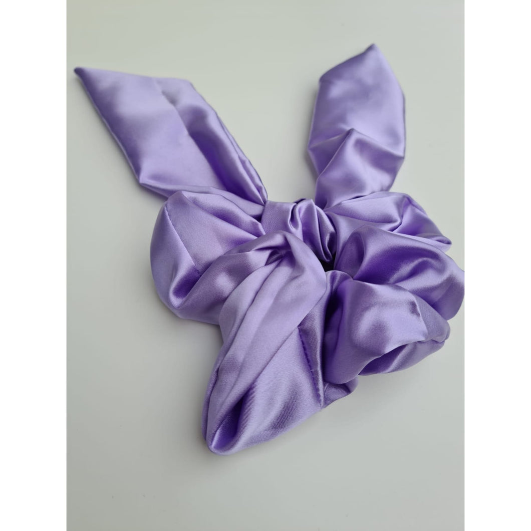 Lilac Bow Scrunchie