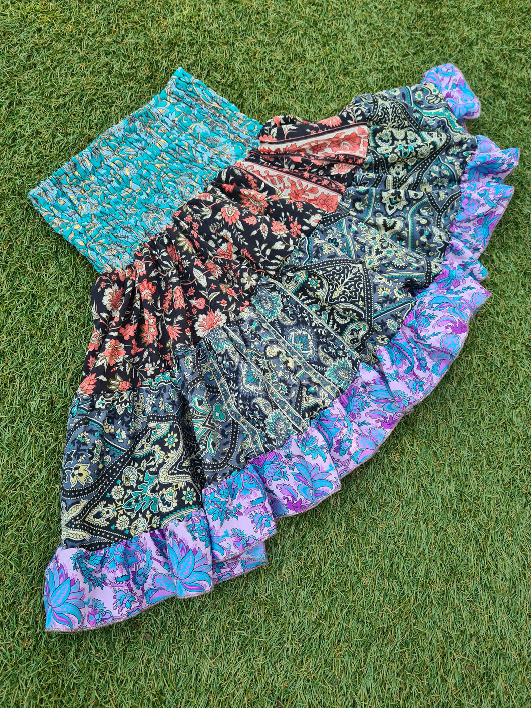 Patchwork Gypsy Rara Skirt (#14)