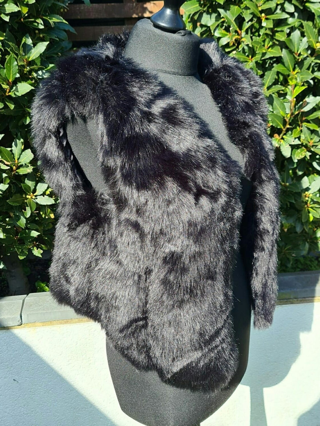 Black Faux Fur Gilet Clearance Be Unique Fashion Boutique