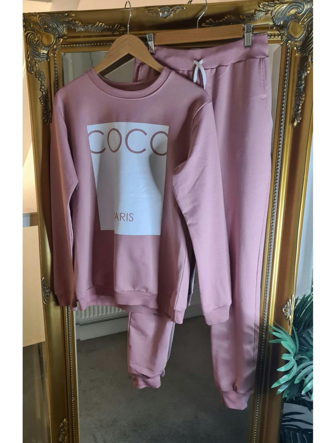 Coco Print Tracksuit Clearance co-ord loungewear Be Unique Fashion Boutique