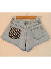 Load image into Gallery viewer, Dior Inspired Mochy Extreme Flared Denim Shorts New Arrivals Be Unique Fashion Boutique
