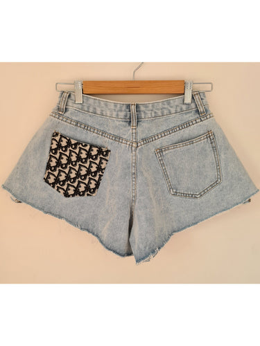 Dior Inspired Mochy Extreme Flared Denim Shorts New Arrivals Be Unique Fashion Boutique