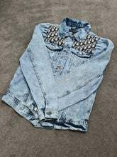 Load image into Gallery viewer, Dior Inspired Puff Sleeve Denim Jacket New Arrivals Be Unique Fashion Boutique
