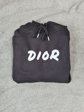 Load image into Gallery viewer, Dior Inspired Ruched Sleeve Black Hoodie Sets Be Unique Fashion Boutique
