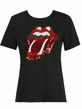 Load image into Gallery viewer, Flammode Lip Sequin Tee Best-selling Be Unique Fashion Boutique
