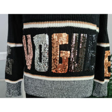 Load image into Gallery viewer, Sparkle Sequin Vogue Sweater - Be Unique Fashion Boutique
