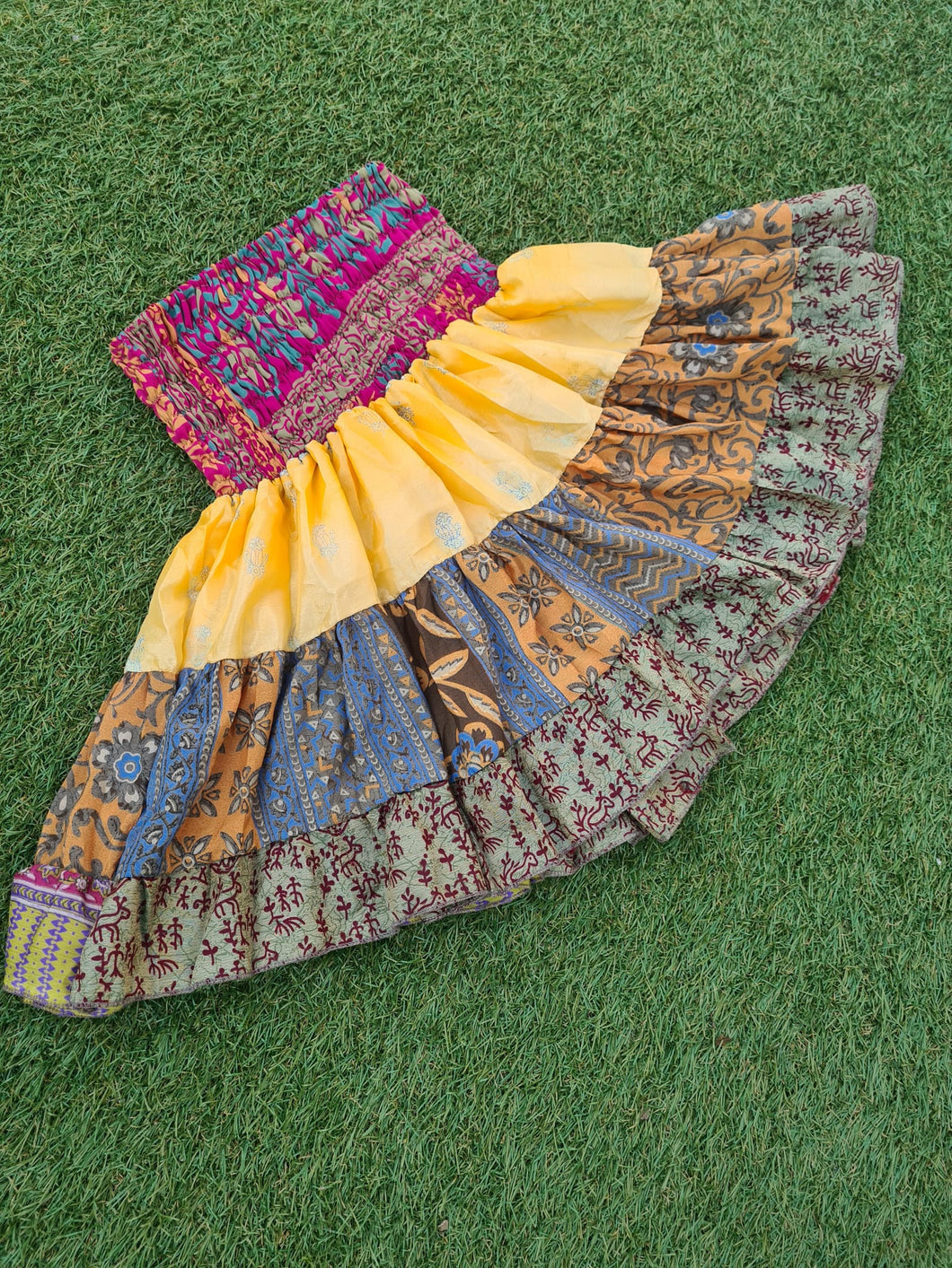 Patchwork Gypsy Rara Skirt (#3)