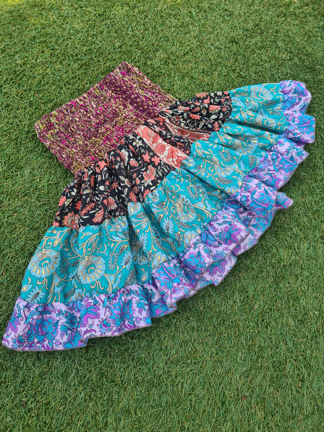 Patchwork Gypsy Rara Skirt (#12)