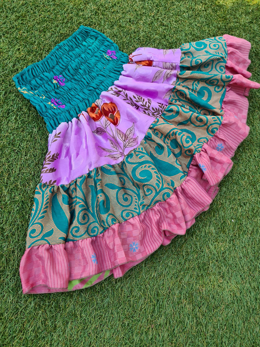 Patchwork Gypsy Rara Skirt (#8)