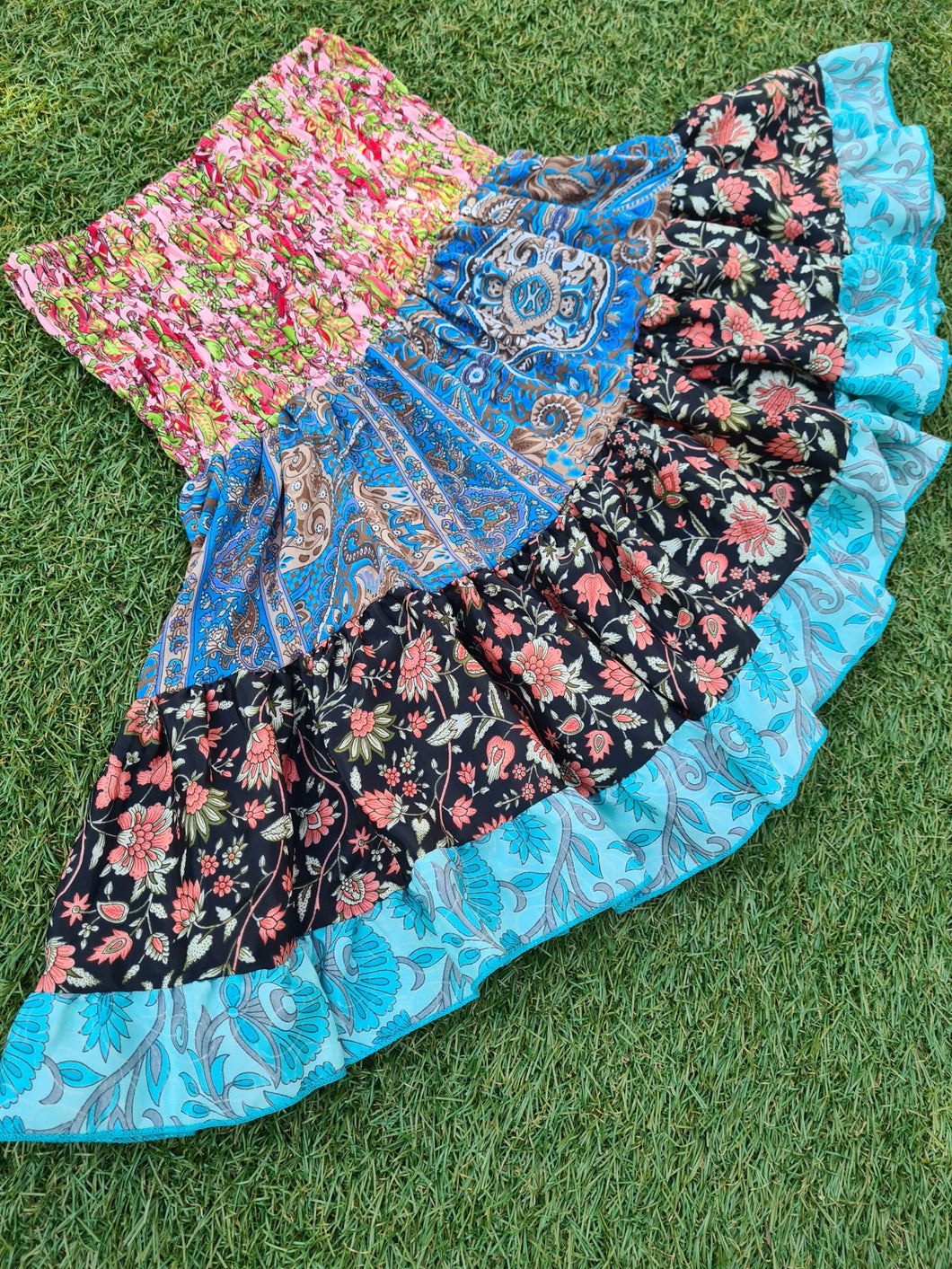 Patchwork Gypsy Rara Skirt (#19)