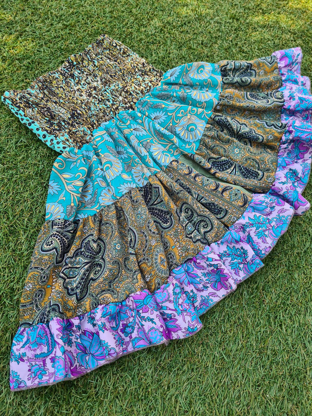 Patchwork Gypsy Rara Skirt (#16)