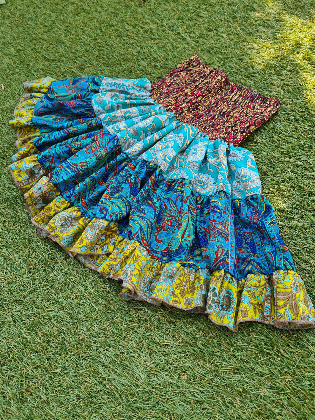 Patchwork Gypsy Rara Skirt (#18)