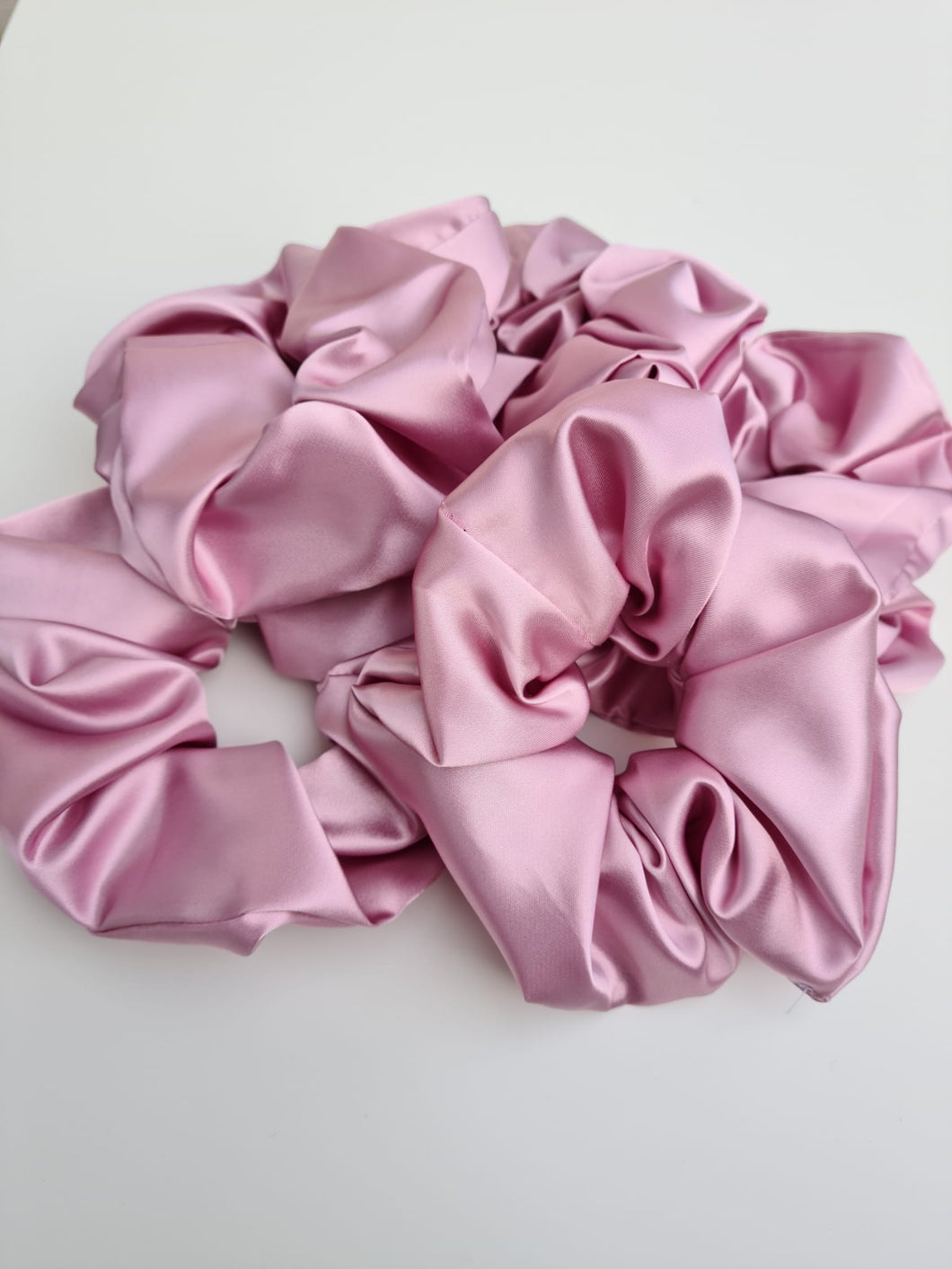 Pearly Pink Scrunchie