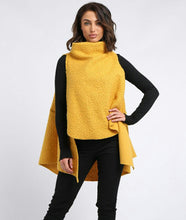 Load image into Gallery viewer, Made In Italy Turtle Neck Cape
