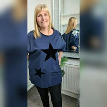 Load image into Gallery viewer, Made In Italy Sequin Star Motif Sweater Best-selling Be Unique Fashion Boutique
