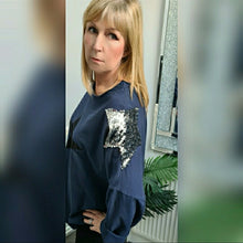 Load image into Gallery viewer, Made In Italy Sequin Star Motif Sweater Best-selling Be Unique Fashion Boutique
