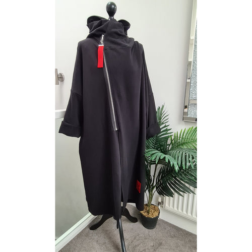 Made In Italy Zippy Long Hoodie Jacket Best-selling jackets Be Unique Fashion Boutique