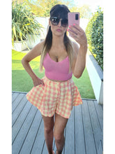 Load image into Gallery viewer, Mochy Peaches &amp; Cream Extreme Flared Shorts
