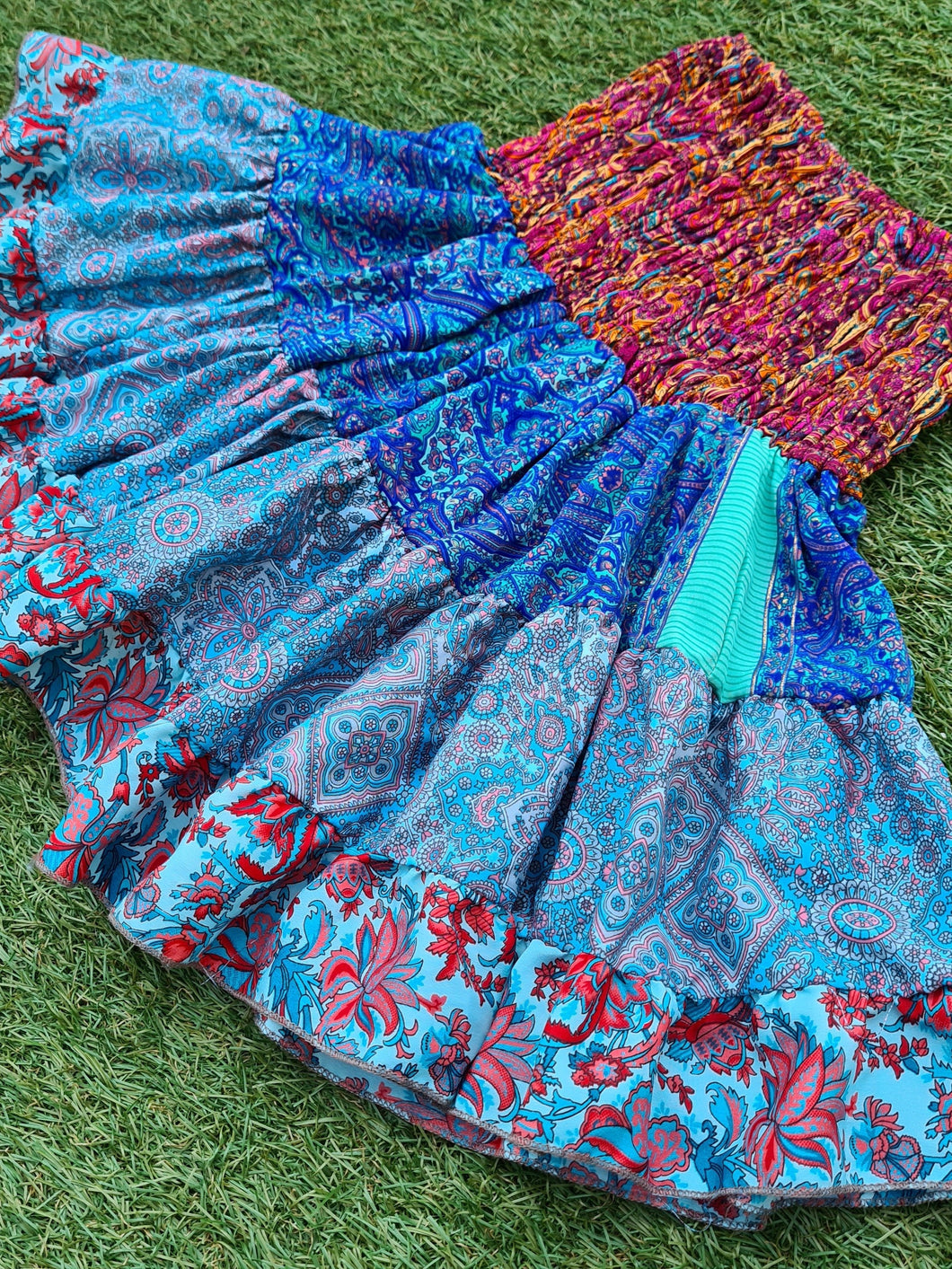 Patchwork Gypsy Rara Skirt (#15)